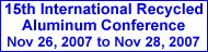 15th International Recycled Aluminum Conference - 